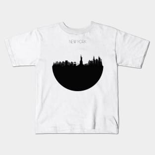 New York Skyline V2 Kids T-Shirt